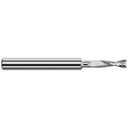 End Mill For Plastics - 2 Flute - Square, 0.0312 (1/32), Finish - Machining: Uncoated